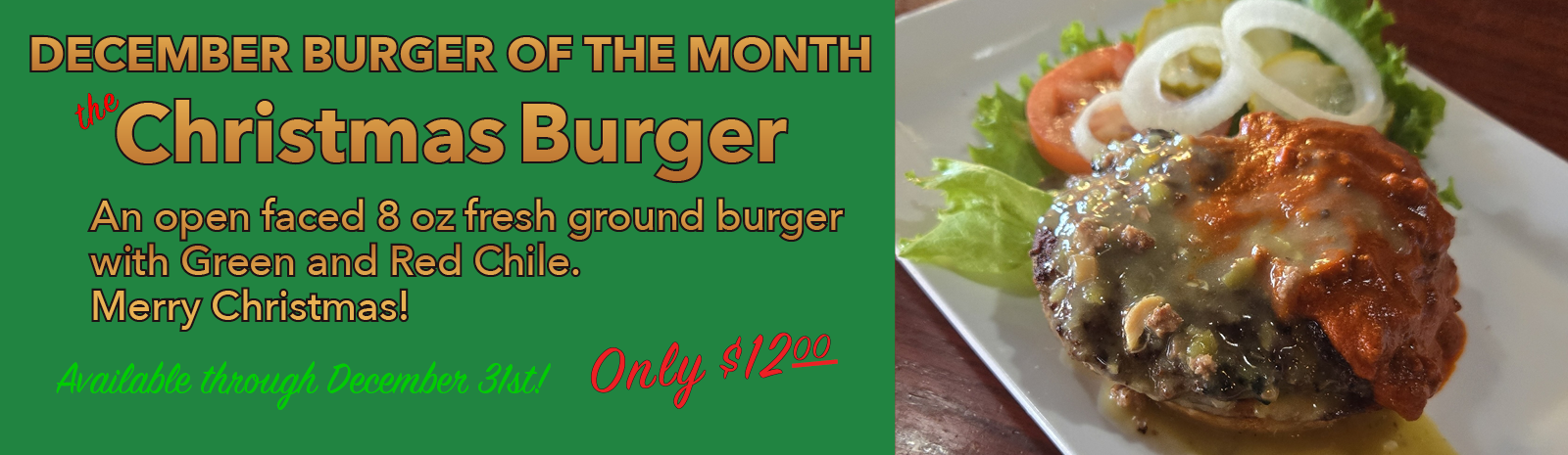 Burger of the Month Taos