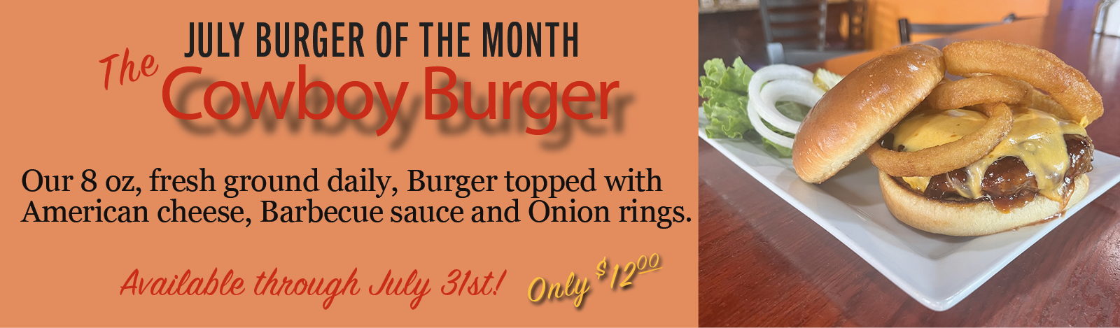 Burger of the Month Taos