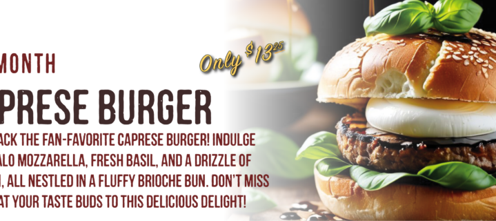 Burger of the Month Taos