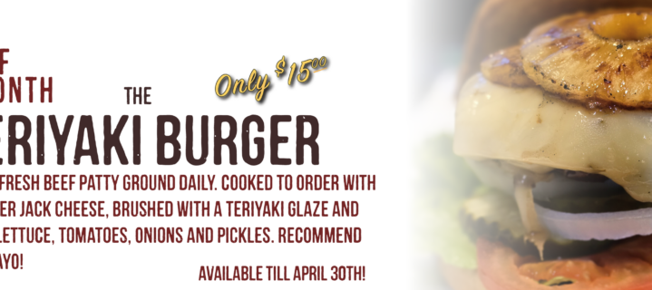 Burger of the Month Albuquerque